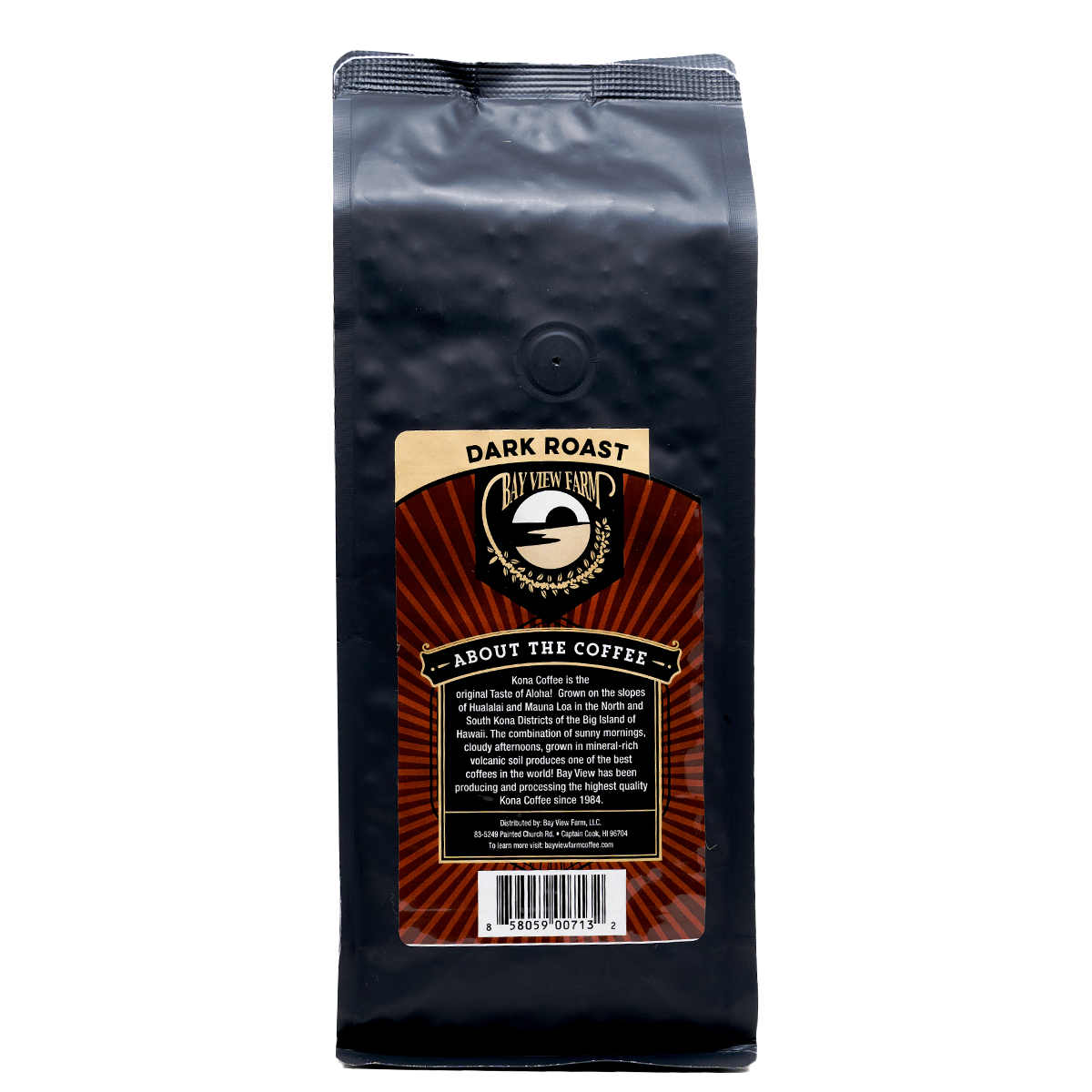 Dark Roast - 100% Kona Coffee 8oz, 1lb, Whole Bean or Ground