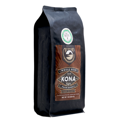 100% Kona Coffee - Dark Roast - 16oz