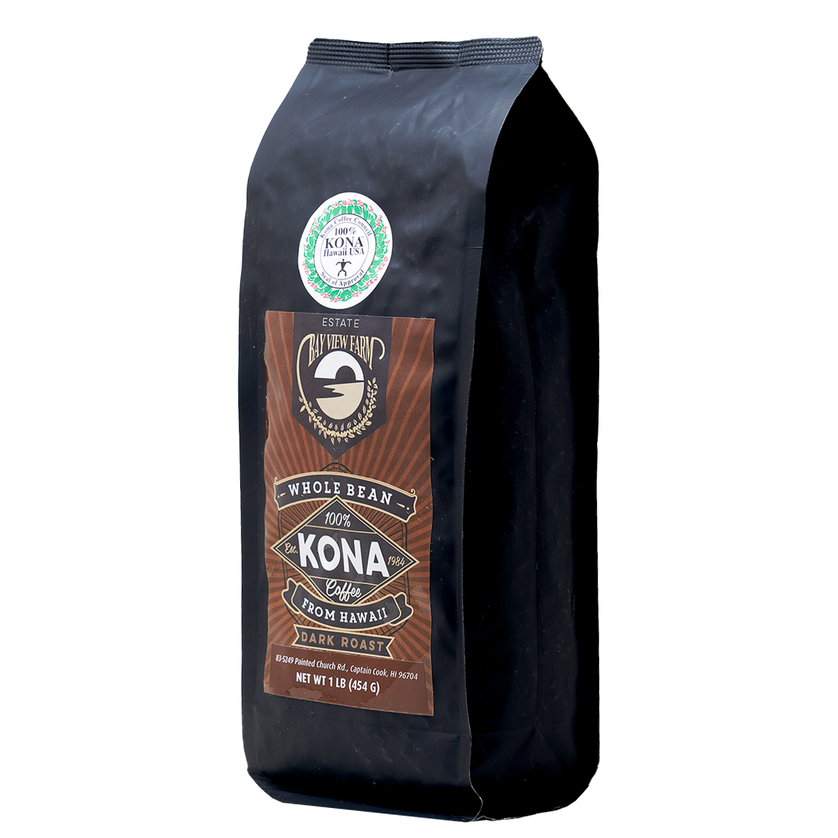 100% Kona Coffee - Dark Roast - 16oz