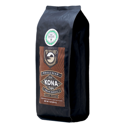 100% Kona Coffee - Dark Roast - 16oz