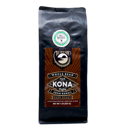 100% Kona Coffee - Dark Roast - 16oz