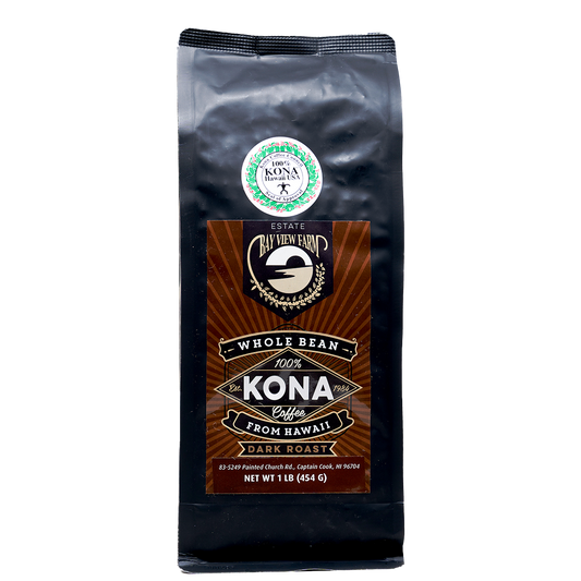 100% Kona Coffee - Dark Roast - 16oz