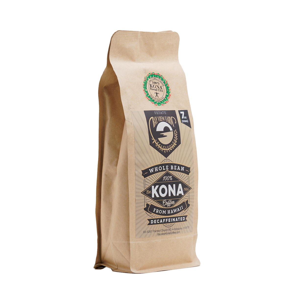 100% Kona - Decaf - 7oz