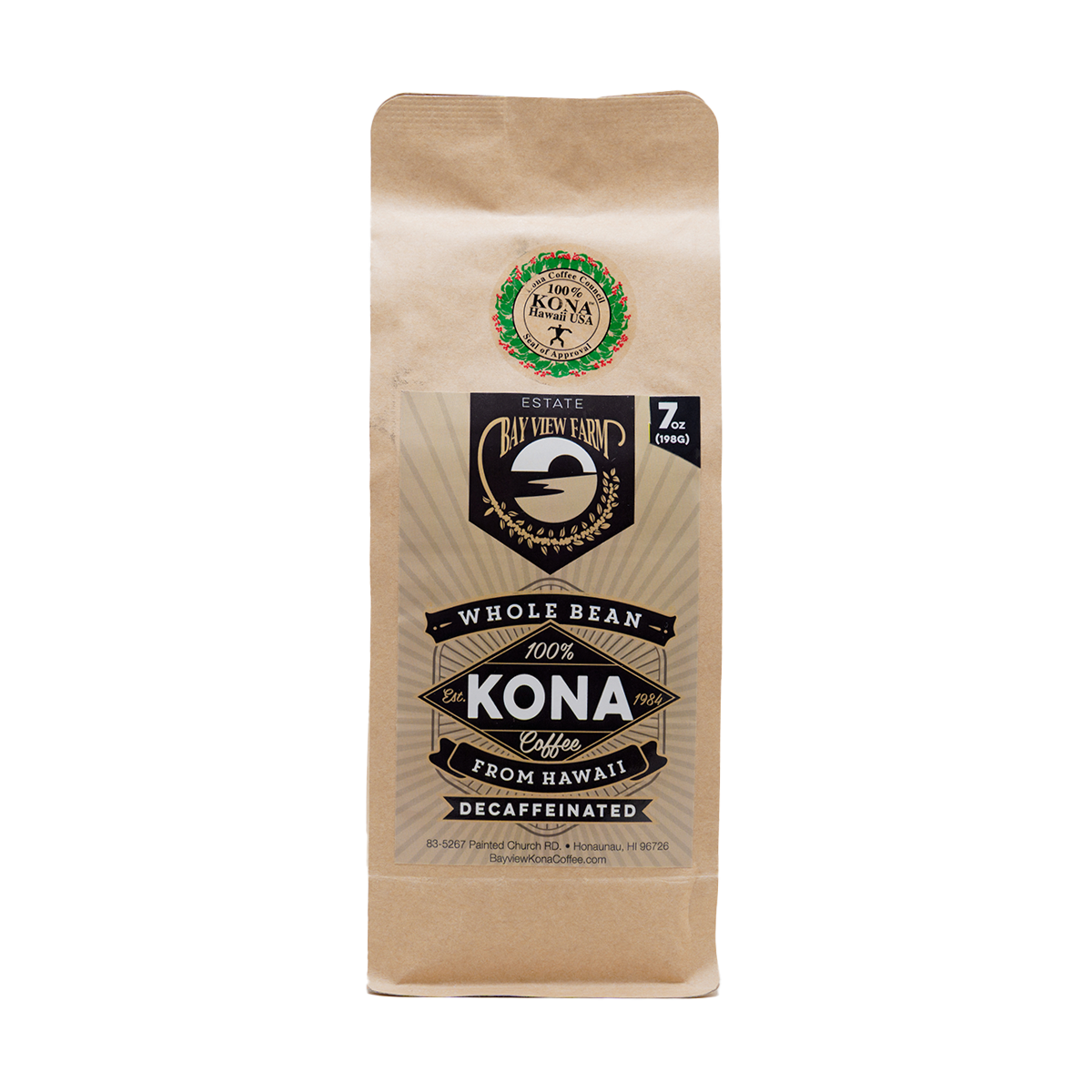 100% Kona - Decaf - 7oz