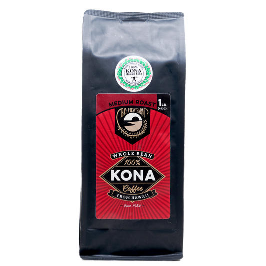 100% Kona Coffee - Medium Roast - 16oz