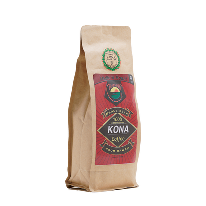 100% Kona Coffee - Medium Roast - 8oz