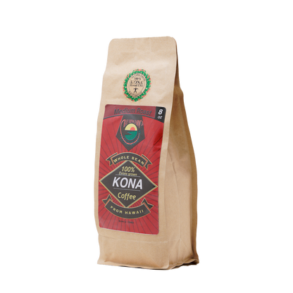 100% Kona Coffee - Medium Roast - 8oz