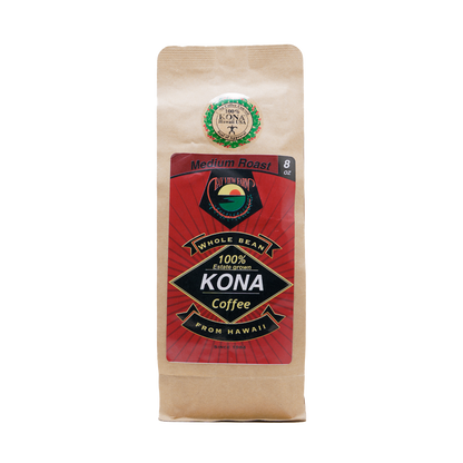 100% Kona Coffee - Medium Roast - 8oz