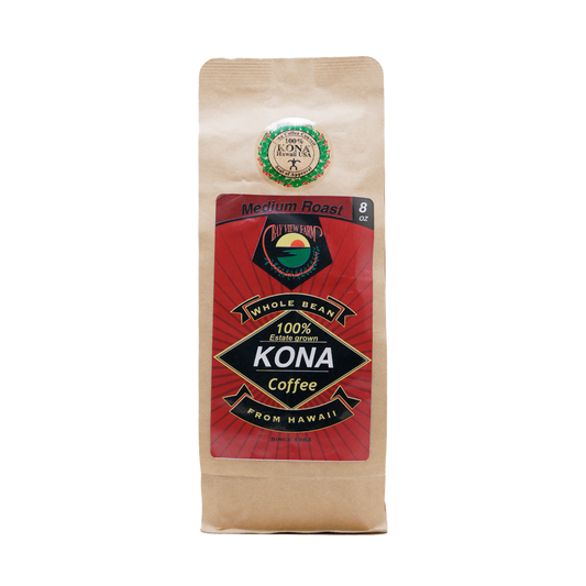 100% Kona Coffee - Medium Roast - 8oz